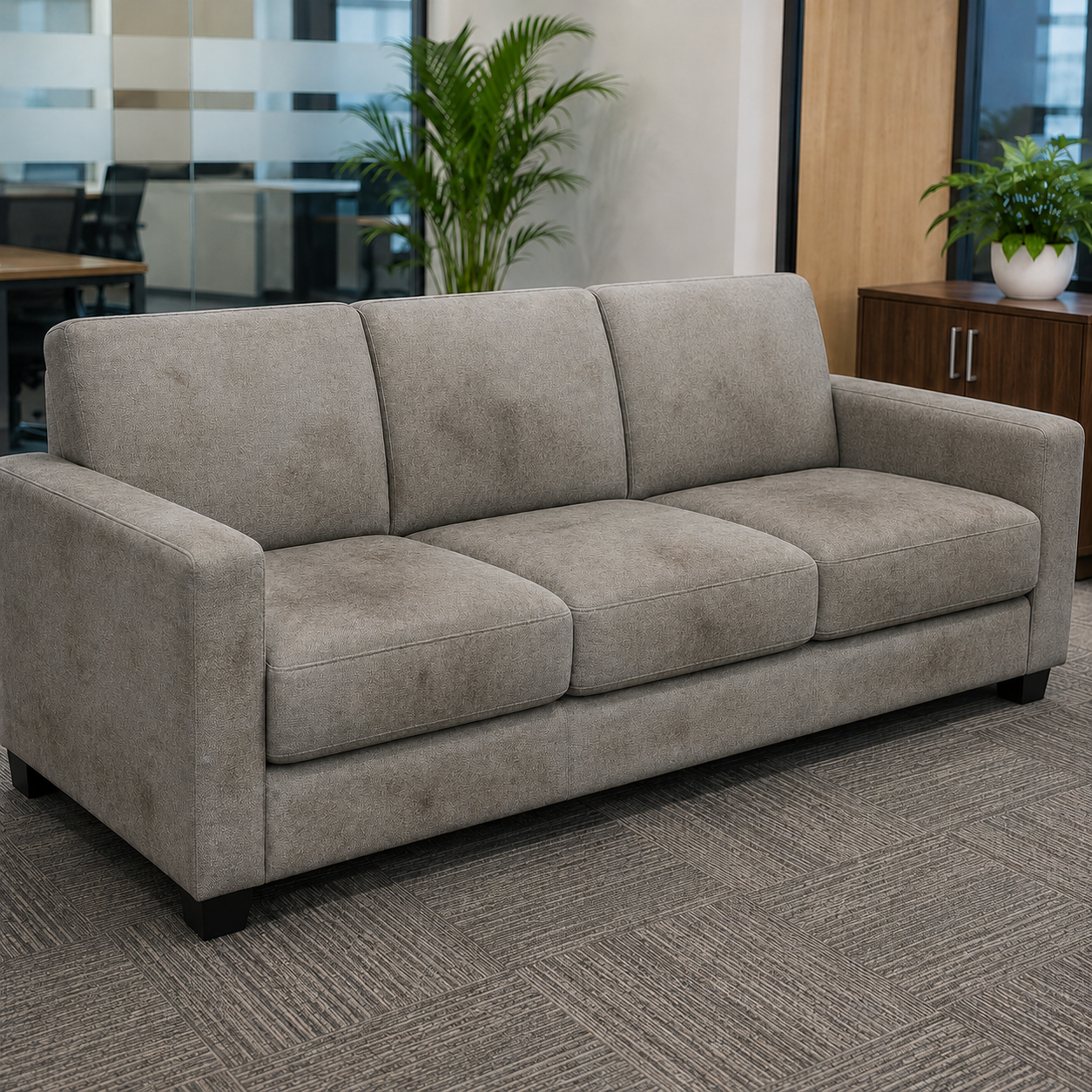 Office Sofa Cleaning Before